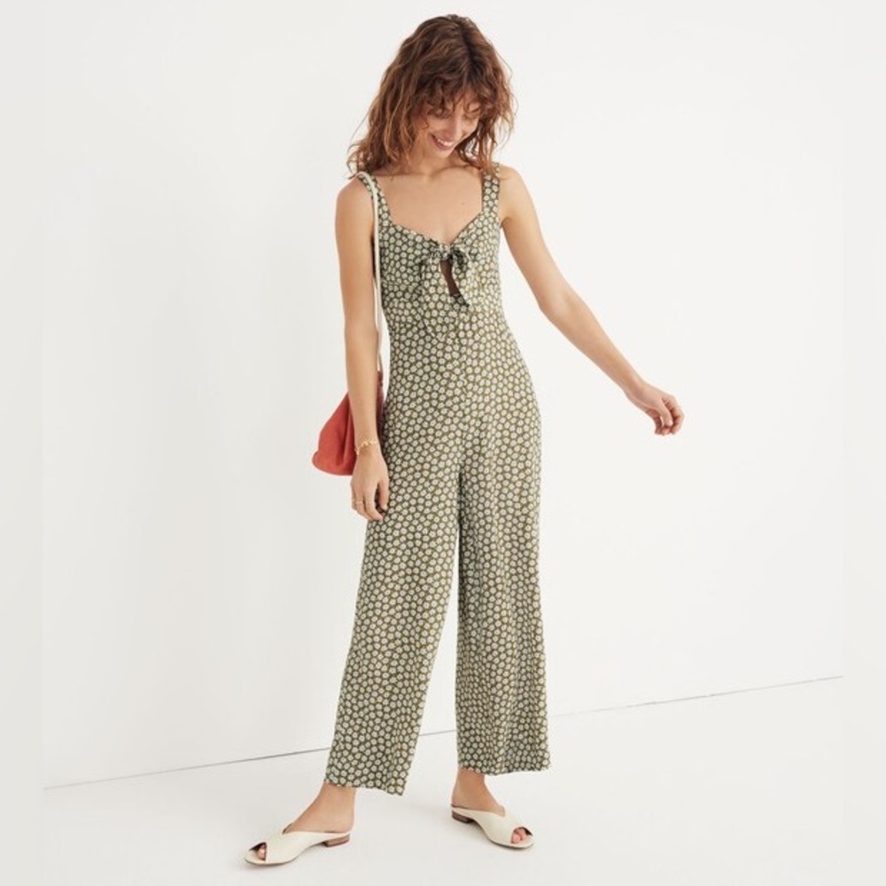Madewell Plumeria Cutout Jumpsuit in Mini Daisy 00